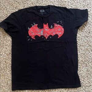🔥4/$10 Batman Black Tee with Iconic Logo